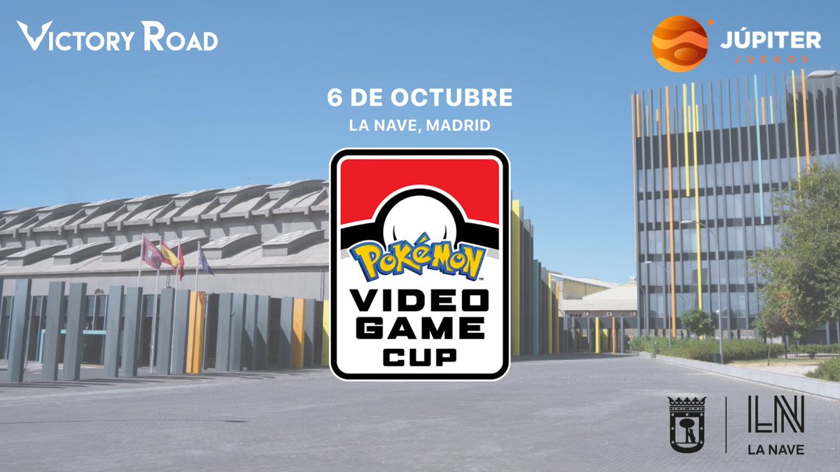 🚨 ¡Presentamos nuestra siguiente League Cup de Pokémon VG! 🚨

📍 6 de octubre, La Nave, Madrid
👥 150 plazas - 15 €
🤑 Premios según participación
🤝 <a href="/JupiterJuegos/">Júpiter Juegos</a>

Entradas 18 sep. a las 19:30. ¡RT para una entrada gratis! 🚀

Info e inscripciones 👉 victoryroadvgc.com/es/vgcup-madri…