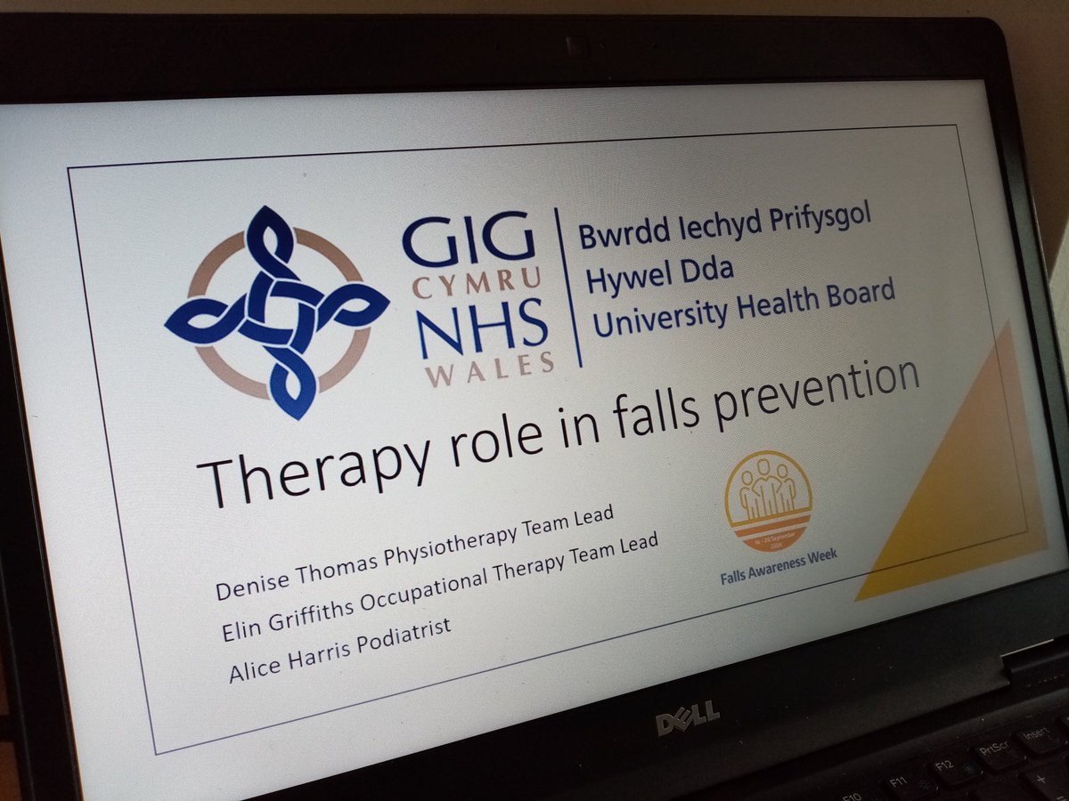 dentho69's tweet photo. #FallsAwarenessWeek 2024, @HywelDdaHB great to be part of the falls awareness presentation morning at GGH. https://t.co/zRF6oPj06W