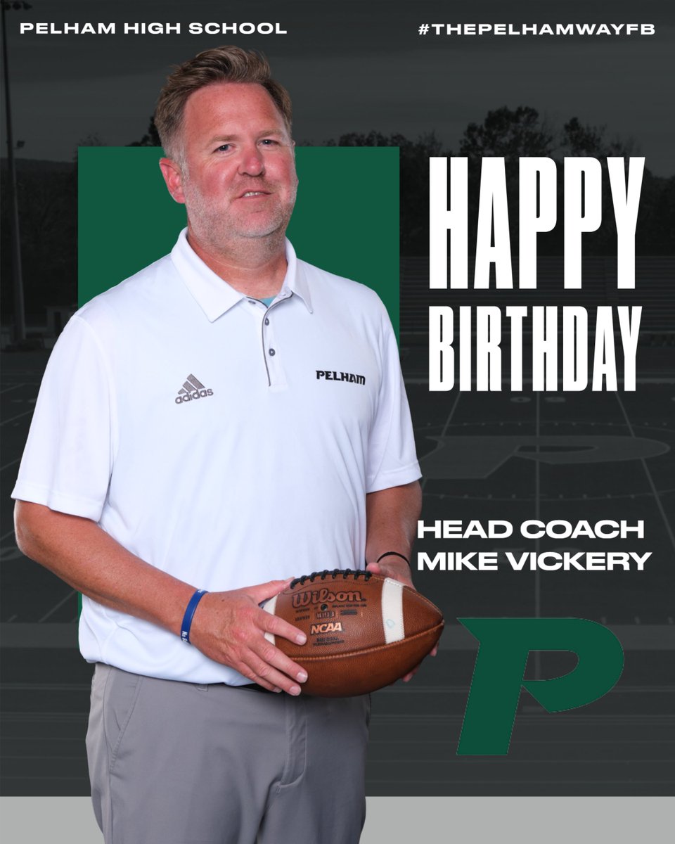 Happy Birthday Coach Vickery!
#ThePelhamWayFB

<a href="/ThePelhamWaySOC/">Pelham Panther Athletics Social Media</a>
<a href="/ThePelhamWayAD/">Trey Simpson</a>
@ThePelhamWayPRN
<a href="/PelhamSchools/">Pelham City Schools</a>