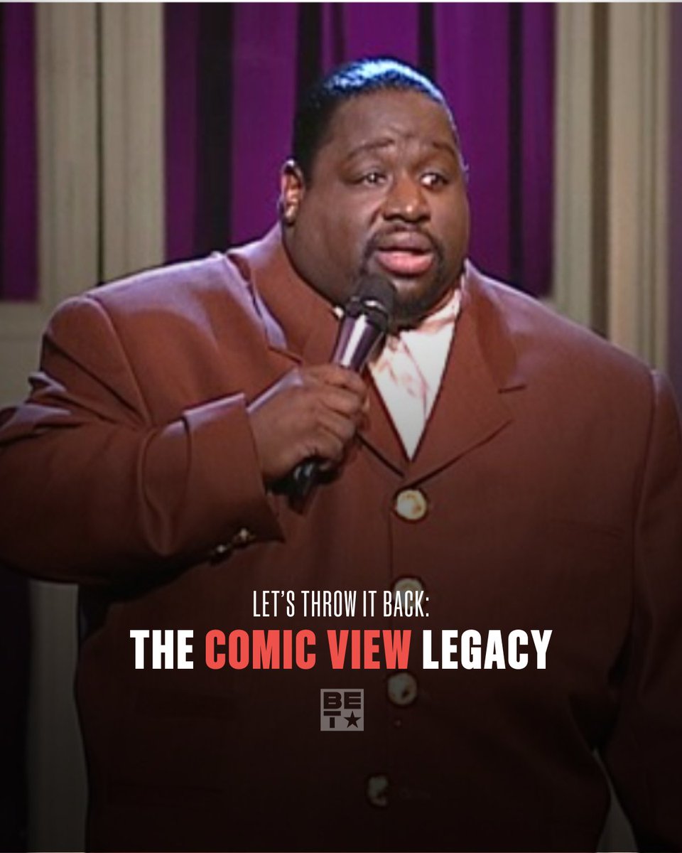 BET's tweet photo. You know we have to take it way back. These legends of #ComicView brought the house down with their raw talent and unforgettable performances. They paved the way for countless comedians and left an indelible mark on comedy history. https://t.co/iKNst9liww