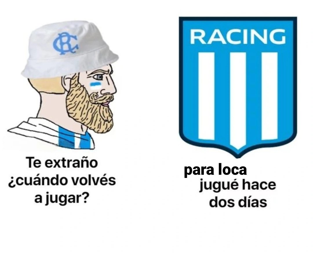 ya quiero ver a Racing