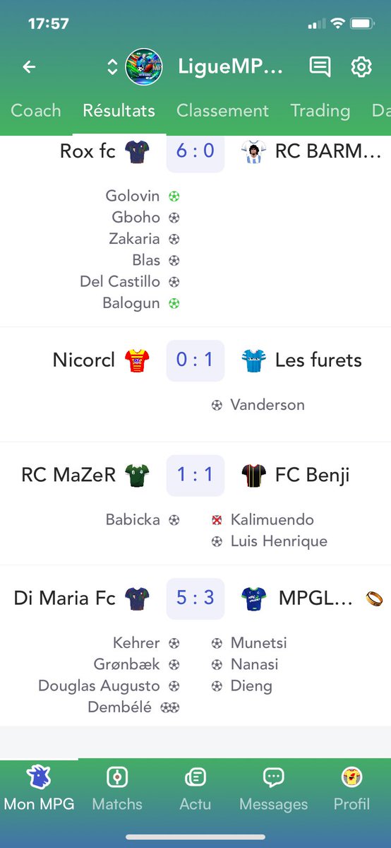 DelattreGrgory1's tweet photo. #LigueMPGduCaféLensois By @KaronSports
D1
💍Détenu par @MPGLaurent pour le +gros transfert, le Crack marseillais a perdu son précieux face à @AlixDutailly
👌@hRoXfr Lamine LeBarman 6-0! 🍋
@Nicorcl92 exGOAT S5 découvre #Lastic 😭
@MazeR_OW VS #BenjiL
Une🧳pour un nul https://t.co/FIM00GzHUW