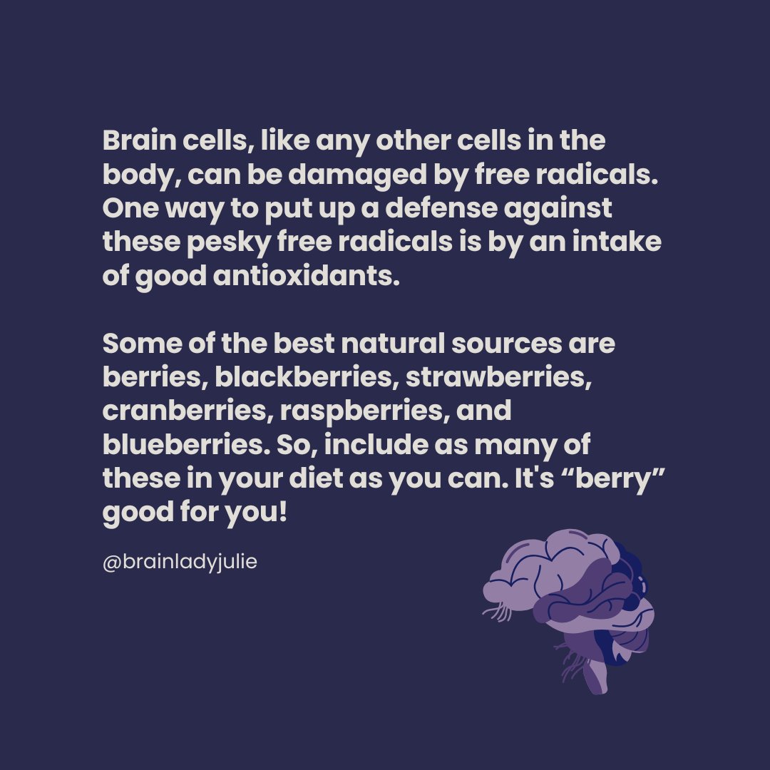 Happy Monday! Here's a brain-healthy option for you to possibly add to your grocery list this week.