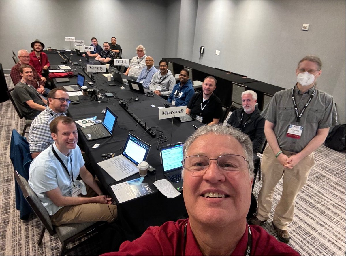 SNIA Cloud (@sniacloud) on Twitter photo Michael Hoard & David Slik welcome everyone to the #SNIA Cloud Object Storage Plugfest <a href="/SDC/">Stellar Dawn Central</a>'24. This multi-vendor team is building a community that tackles cloud object storage incompatibilities. #SDC24 Subscribe here for future plugfests: cloudplugfest@snia.org Michael Hoard & David Slik welcome everyone to the #SNIA Cloud Object Storage Plugfest <a href="/SDC/">Stellar Dawn Central</a>'24. This multi-vendor team is building a community that tackles cloud object storage incompatibilities. #SDC24 Subscribe here for future plugfests: cloudplugfest@snia.org