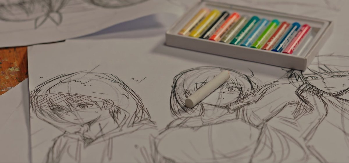 ภาพร่าง ลูน-สตาร์-ไวท์
ปลื้มใจ ที่ภาพนี้ได้มาอยู่ในซีรีส์ด้วย  🥰🥰 #SummerNightTheSeriesEP7