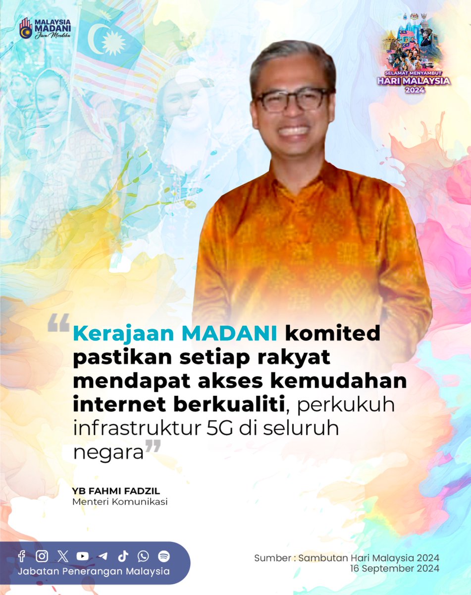 JPenerangan's tweet photo. Inti Pati Ucapan Menteri Komunikasi, YB Fahmi Fadzil | Sambutan Hari Malaysia 2024, Padang Merdeka, Kota Kinabalu, Sabah | 16 September 2024, Isnin | Bahagian 1

#HKHM2024
#MalaysiaMADANI
#JiwaMerdeka
#TaatSetia
#JabatanPenerangan https://t.co/Q2XW8d95J7