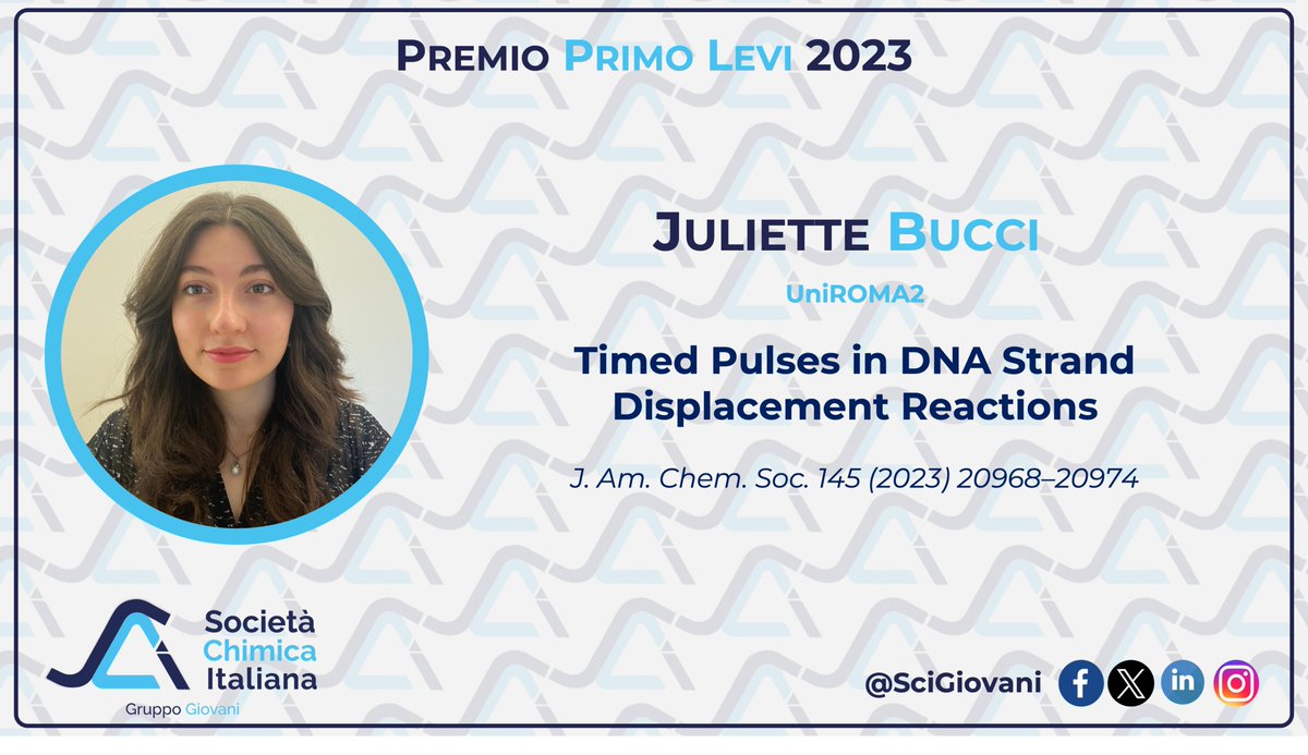 SciGiovani's tweet photo. 🏅PREMIO PRIMO LEVI 2023: i finalisti!🏅
Seconda giornata di presentazioni: cominciamo con @BucciJuliette di @unitorvergata, ed il suo lavoro candidato al #PremioLevi2023
Video: https://t.co/mRp3JSYdgb https://t.co/RQHmttfGem