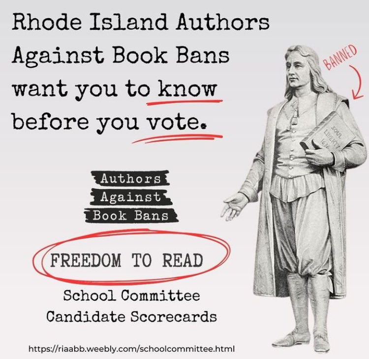 For those voting in RI, please check out our school committee candidate scorecards before you do. ⁦<a href="/AuthorsABB/">AuthorsAgainstBookBans</a>⁩