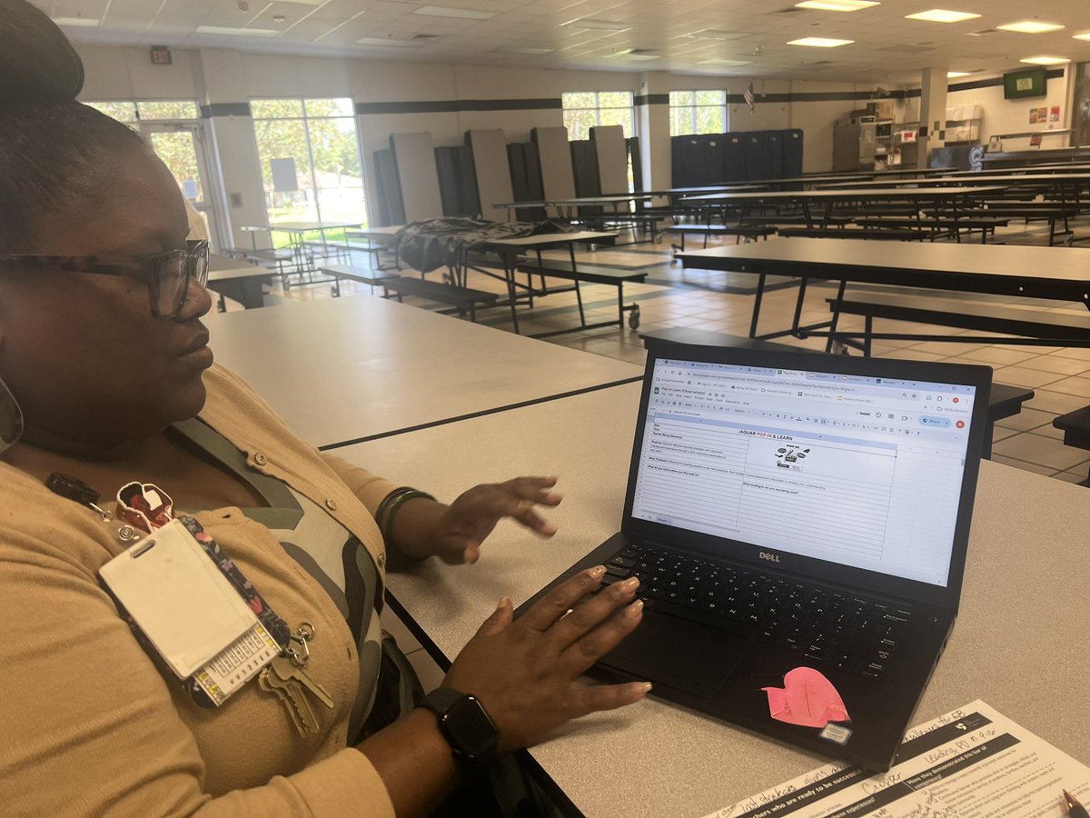 KWilliamsDLD's tweet image. Shout out to Ms. Cropper leading staff on emergent bilingual instructional strategies and accommodations! #outcomedriven @Jenkins_Jaguars #LeadershipDevelopment #leadwhereyouare