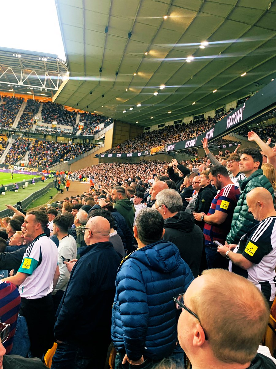 markaber1's tweet photo. Good away day at Wolves yesterday! #NUFC #nufcawaydays #WolvesvNewcastle https://t.co/aiEvddI0rC