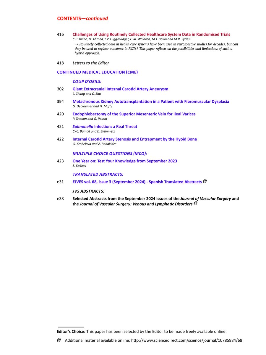 EJVES (@ejves_esvs) on Twitter photo The September issue and #EJVESToC are now available online, including new editorials, 4 new great EC papers, OA submissions and much more🎉!! <a href="/mabjo425/">Martin Björck</a> <a href="/Jonnyboyle1/">Jonathan Boyle</a> <a href="/IVanherzeele/">isabelle vanherzeele</a> <a href="/KevinMani7/">Kevin Mani</a> <a href="/VASCevidence/">GermanVasc@CA_Behrendt</a> <a href="/TwineVasc/">Chris Twine</a> <a href="/frederico_bg/">Frederico Bastos Gonçalves</a> <a href="/CarlotaFPrendes/">Carlota Fernandez Prendes</a> <a href="/NZVascular/">Oliver Lyons</a> <a href="/petarz_91/">Petar Zlatanović</a> @JoseeRijn The September issue and #EJVESToC are now available online, including new editorials, 4 new great EC papers, OA submissions and much more🎉!! <a href="/mabjo425/">Martin Björck</a> <a href="/Jonnyboyle1/">Jonathan Boyle</a> <a href="/IVanherzeele/">isabelle vanherzeele</a> <a href="/KevinMani7/">Kevin Mani</a> <a href="/VASCevidence/">GermanVasc@CA_Behrendt</a> <a href="/TwineVasc/">Chris Twine</a> <a href="/frederico_bg/">Frederico Bastos Gonçalves</a> <a href="/CarlotaFPrendes/">Carlota Fernandez Prendes</a> <a href="/NZVascular/">Oliver Lyons</a> <a href="/petarz_91/">Petar Zlatanović</a> @JoseeRijn