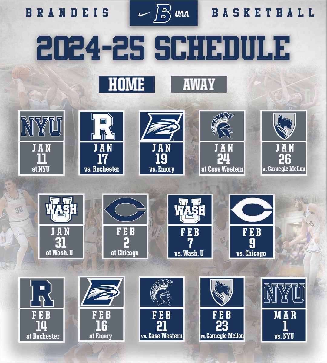 🚨NON CONFERENCE &amp; UAA SCHEDULE RELEASE🚨