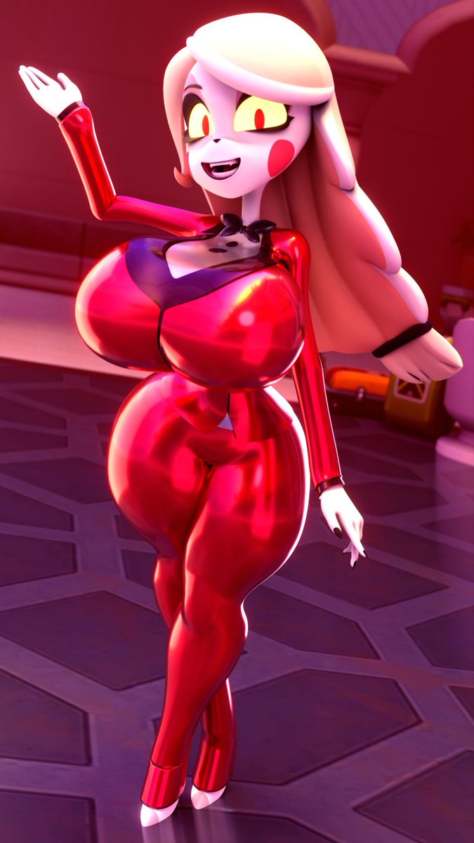 Her volruptuous body jiggled in front of the reader.