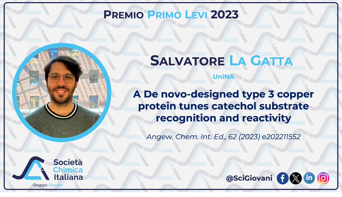 SCI Giovani (@scigiovani) on Twitter photo 🏅PREMIO PRIMO LEVI 2023: i finalisti!🏅
Siamo agli sgoccioli: in questo quarto giorno vi facciamo conoscere @salag333 di <a href="/UninaIT/">Unina Federico II</a> e il suo lavoro candidato al #PremioLevi2023
Video: youtu.be/4zIVEAB9y30 🏅PREMIO PRIMO LEVI 2023: i finalisti!🏅
Siamo agli sgoccioli: in questo quarto giorno vi facciamo conoscere @salag333 di <a href="/UninaIT/">Unina Federico II</a> e il suo lavoro candidato al #PremioLevi2023
Video: youtu.be/4zIVEAB9y30
