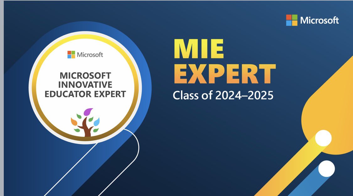 abdulaziz_ali90's tweet photo. تم ترشيحي للعام  الخامس و حصولي على شارة #معلم_مايكروسوفت_الخبير
#MIEExpert
#Microsoft Innovative Educator
سعيًا نحو #التحول_الرقمي #رؤية_المملكة_2030
كل الشكر د.عبير المحضار
@abeermehdar
شكراً ما يكروسوفت السعودية
@Microsoft_Saudi
@moe_gov_sa
@MOE_EPR
@MOE_EPR_04 https://t.co/36C7On7GZm