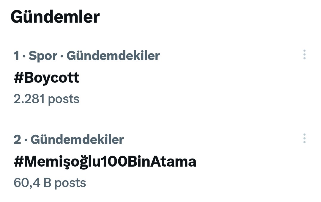 Yapamazsın, edemezsin dediler ama vallahi biz yaptık, biz başardık! Bot dediler, trol dediler; şimdi ülke gündeminde 1. sıradayız. 
#Memişoğlu100BinAtama