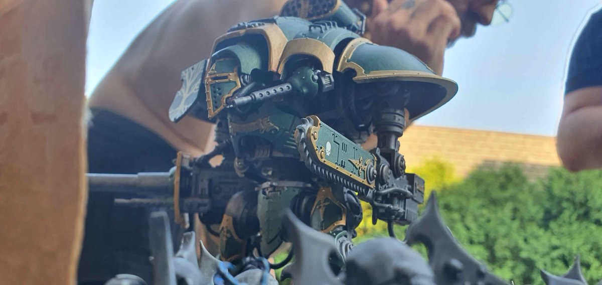 HEAR YEA HEAR YE
THE KNIGHTS OF NEW AVALON WERE CALLED ON BY THE MECHANICUS TO DEFEND THE INSTITUTE OF TECHNOLOGY ON THE FORGE WORLD OF ROCHESTER

THE KNIGHTS STOOD THEIR GROUND AS THEY FENDED OFF THREAT AFTER THREAT. THE RAVEN GUARD THEVES WERE DENIED THEIR TREASURE THEN TURNED