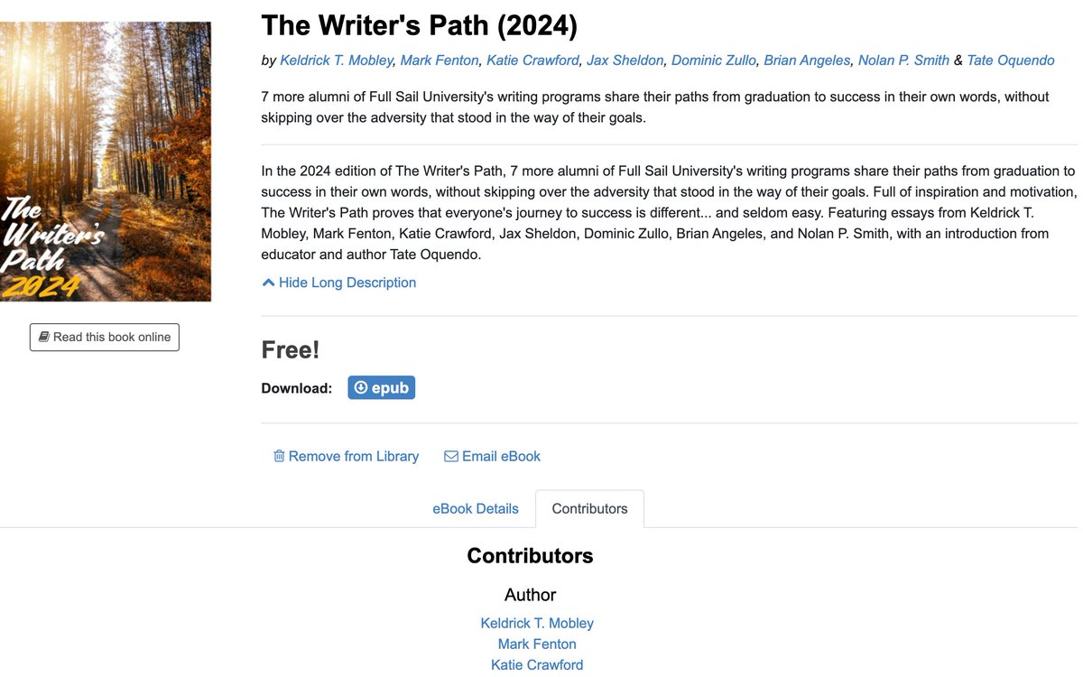 The Gothic Writer | Gothic Writer Productions (@gothicwritergwp) on Twitter photo I'm incredibly grateful to <a href="/FullSail/">Full Sail University</a> and <a href="/weslocher/">Wes Locher</a> for allowing me to share my journey in finding success after graduating and earning my second chance at pursuing what I love.
Please be sure to show the other writers in this collection some love, and I hope you all enjoy I'm incredibly grateful to <a href="/FullSail/">Full Sail University</a> and <a href="/weslocher/">Wes Locher</a> for allowing me to share my journey in finding success after graduating and earning my second chance at pursuing what I love.
Please be sure to show the other writers in this collection some love, and I hope you all enjoy