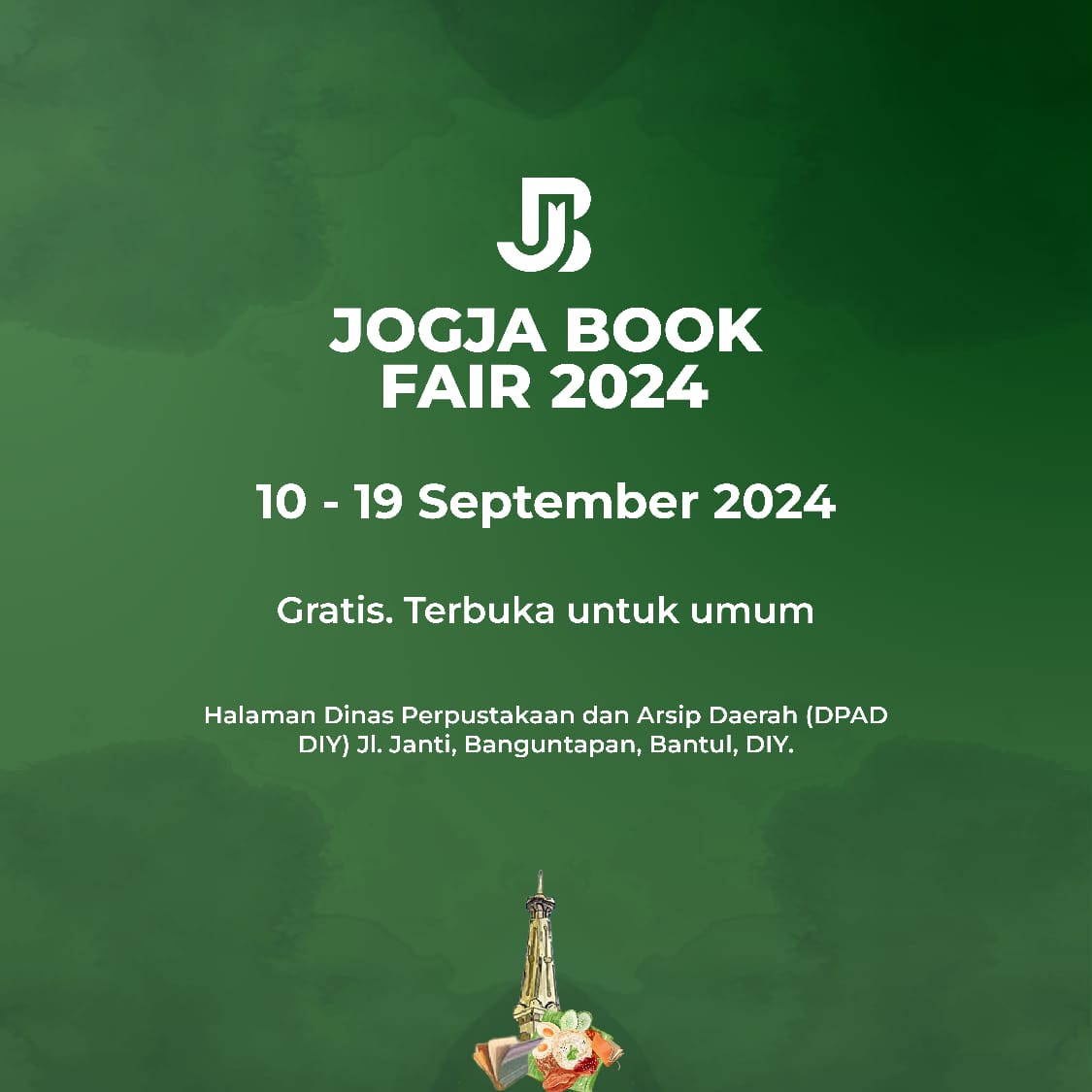 JOGJA BOOK FAIR 2024, Masih 3 Hari Lagi, Yuks Buruan Kunjungi Dan Borong Bukunya. Lokasi Halaman Dinas Perpustakaan &amp; Arsip Daerah DIY (Timur JEC)...Diskon Up to 80%, Harga Mulai 5000an #jogjabookfair #Jogja #eventjogja #buku #jogjaistimewa