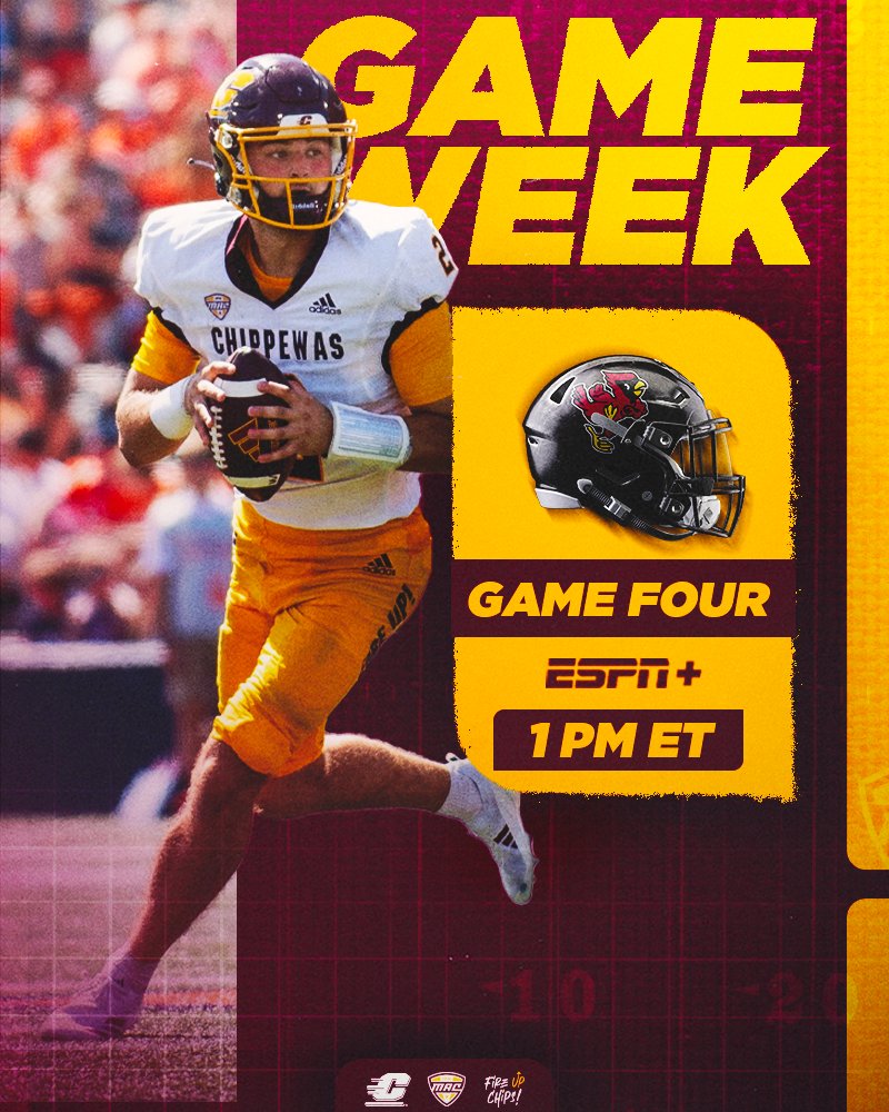 Back home at Kelly/Shorts Stadium this week to kick off conference play! 👀

#FireUpChips🔥⬆️🏈 | #PTS