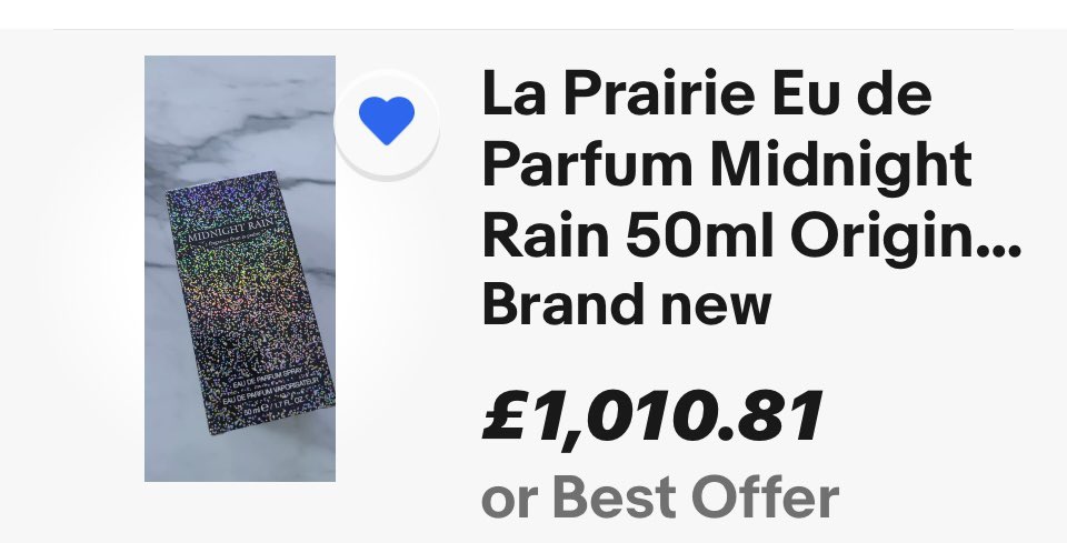 This is my favourite perfume in the world; it’s now discontinued (sad face) but fuck me… really?!?