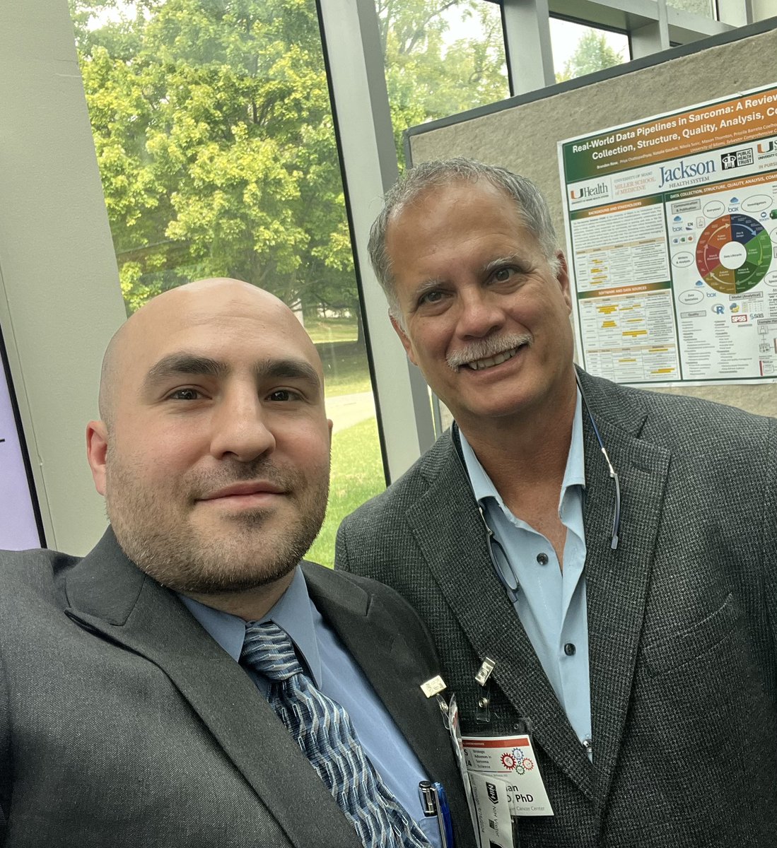 Brandon Rose, MD, MPH (@brosemdmph) on Twitter photo We are presenting on our Real-World Data Pipeline in #sarcoma at <a href="/theNCI/">National Cancer Institute</a> #SASS2024 I’m lucky to have such great mentors in <a href="/GinaDAmatoMD1/">Gina Z. D'Amato, MD.</a> and <a href="/JTrentMDPhD/">Jon Trent, MD, PhD</a> who allowed me to merge my data skills with my clinical experience #RWD #TrentSelfie <a href="/SCCCSarcoma/">Sylvester Sarcoma Team</a> We are presenting on our Real-World Data Pipeline in #sarcoma at <a href="/theNCI/">National Cancer Institute</a> #SASS2024 I’m lucky to have such great mentors in <a href="/GinaDAmatoMD1/">Gina Z. D'Amato, MD.</a> and <a href="/JTrentMDPhD/">Jon Trent, MD, PhD</a> who allowed me to merge my data skills with my clinical experience #RWD #TrentSelfie <a href="/SCCCSarcoma/">Sylvester Sarcoma Team</a>