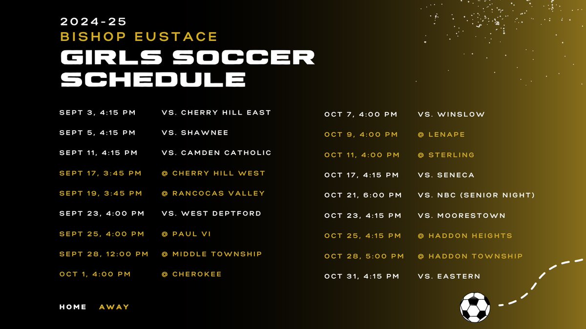 Come see us at a game this season! Go Crusaders!