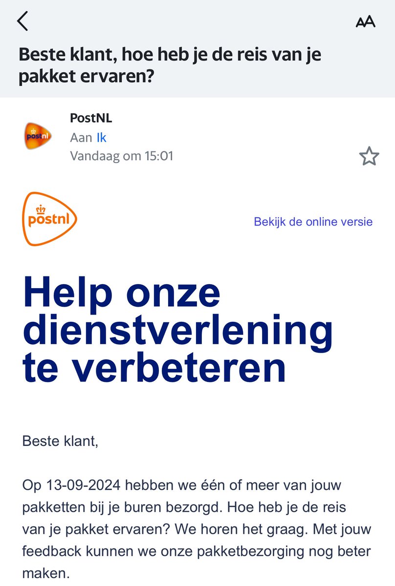 Ik zou het niet weten <a href="/PostNL/">PostNL</a> ik zat niet in dat pakketje! 🤷🏻‍♂️😉