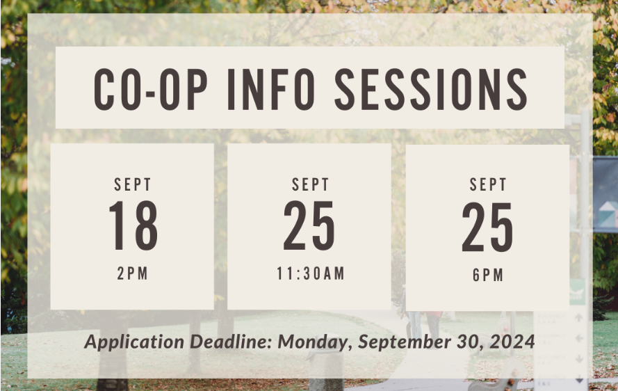 U of Fraser Valley (@goufv) on Twitter photo Won't it be great if you can combine your academic studies with paid, hands-on work experience? Join one of our upcoming online sessions to learn how! Apply before Sep 30. 📌Register now on CareerLink: ow.ly/c8bl50Tjseu 📌
Questions? Email us at coop@ufv.ca! Won't it be great if you can combine your academic studies with paid, hands-on work experience? Join one of our upcoming online sessions to learn how! Apply before Sep 30. 📌Register now on CareerLink: ow.ly/c8bl50Tjseu 📌
Questions? Email us at coop@ufv.ca!