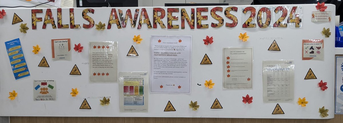 falls awareness week in <a href="/EmergencyDepar2/">MFT Wythenshawe ED</a> checkout our nurse base for more information. Liyanta, our link nurse, will be doing bitesize size teaching all week! <a href="/Caroline0511/">Caroline wilson</a> <a href="/mrs_flatley/">rachel flatley</a> <a href="/karenklmmoore/">Karen Moore</a> <a href="/_cmsd/">Caroline Dutton</a>