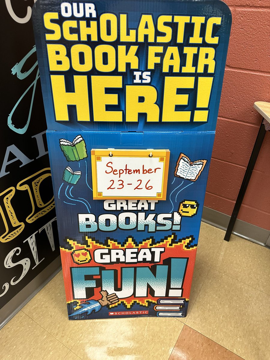 Only 7 more sleeps until the Book Fair arrives at Holy Family School. The kids are so excited! It runs from Sept, 23-26 and the evening of our Open House. <a href="/HOFAM_DPCDSB/">Holy Family DPCDSB</a>