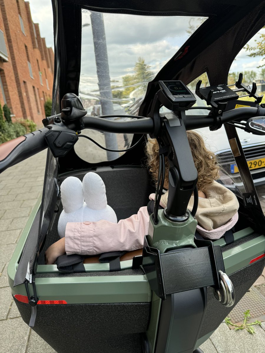 Benjamin_Nad's tweet image. When my daughter insists her doll needs to run errands too... because weekends aren't complete without the whole squad!  🚴‍♂️ 🐰#ParentingLife