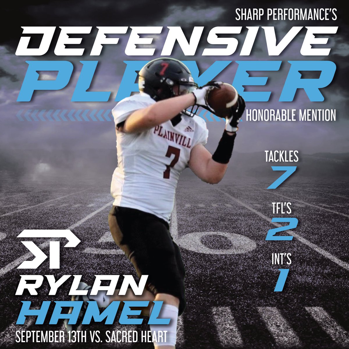 #SP_Athletes Fisher Dye (<a href="/FisherJayDye1/">fisher.dye</a>) &amp; Rylan Hamel are our SP Offensive &amp; Defensive Honorable Mentions ‼️

Fisher had a nice game with 183 yds on the ground with 2 TD’s

Hamel played a great game with 7 tackles, 2 TFL’s &amp; 1 INT AS A FRESHMAN

<a href="/sportsinkansas/">Sports in Kansas</a> 
<a href="/KansasPregame/">Kansas Pregame</a>