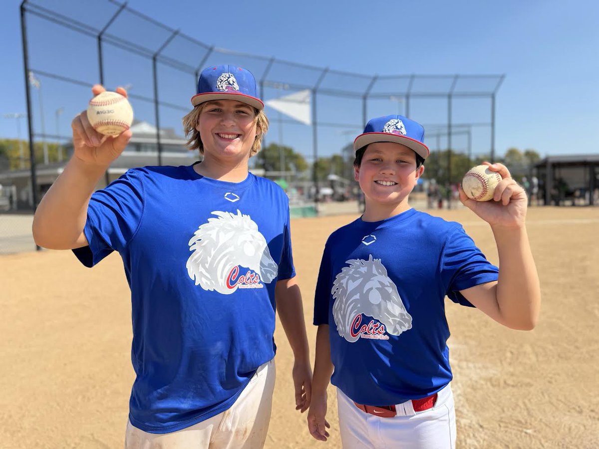We had 2️⃣ 12u Colts go long this weekend in Yorktown‼️

Congrats Liam &amp; Graeme on your HR’s ⚾️💣

#bombsquad