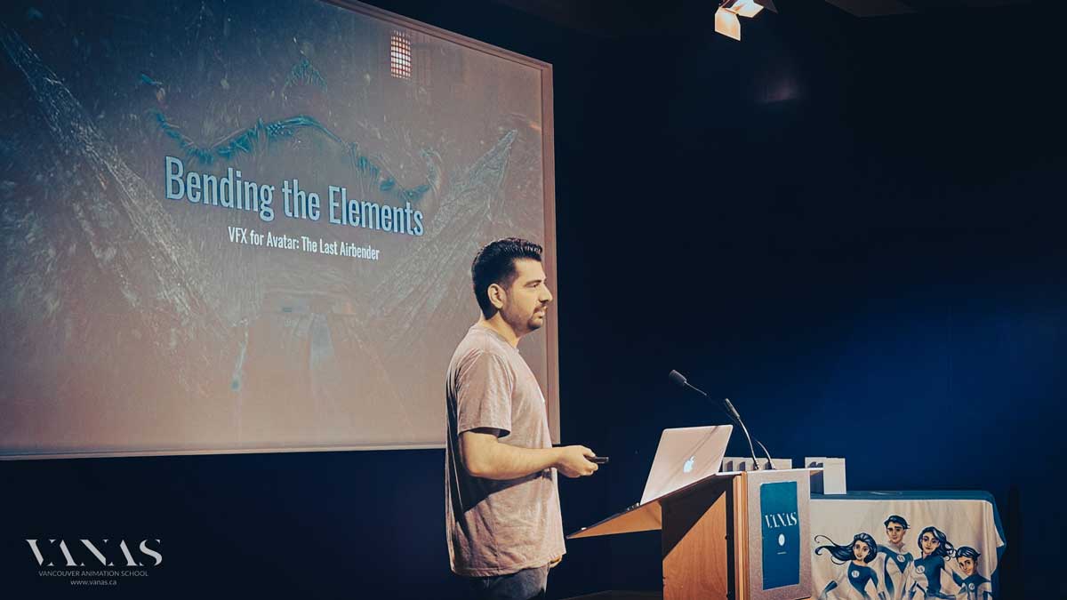ImageEngine's tweet image. C R E W - Our lead compositor, Ali Ehtemami, shared insights into #ImageEngine’s compositing pipeline & how we brought the visual effects in #AvatarTheLastAirbender to life at the VANAS Conference. Great job, Ali! 👏
Read more: vanas.ca/en/blog/the-ar…
#VFX #VANASConference