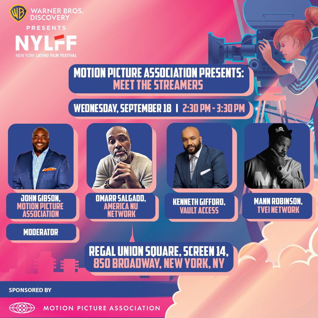 Join us &amp; <a href="/NYLFF/">NYLatinoFilmFestival</a> on Wednesday to meet the streamers!

Alliance members will share how their platforms are reshaping the streaming landscape for independent content creators. 📺

📍 Screen 14, Regal Union Square, NYC
🕓 2:30 – 3:30 PM
🎟️ Register to attend: nylatinofilmfestival.com/2024/special_e…