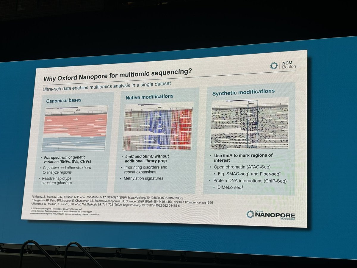 Marcus Stoiber (@stoibs11) on Twitter photo Applications group presenting breadth of data available from a single <a href="/nanopore/">Oxford Nanopore</a> flowcell. #nanoporeconf Applications group presenting breadth of data available from a single <a href="/nanopore/">Oxford Nanopore</a> flowcell. #nanoporeconf