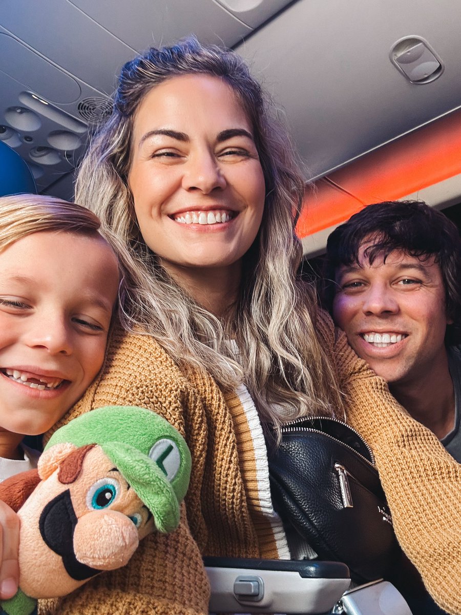 LA bound with the fam for the week.