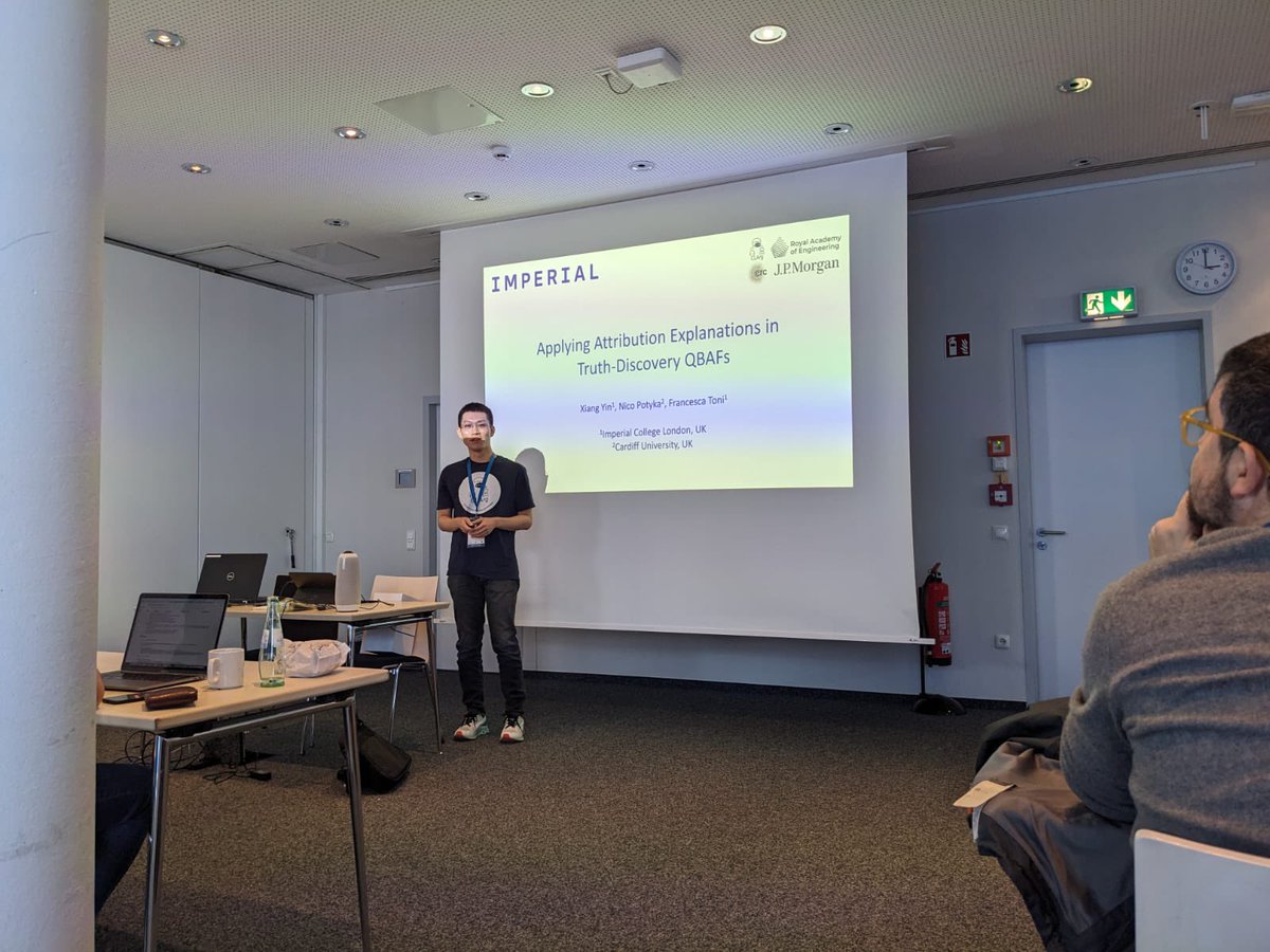 Artificial Intelligence Group @fernunihagen (@aig_hagen) on Twitter photo Snippets of the 2nd international workshop on Argumentation for eXplainable AI.(#ARGXAI), held in #FernUni before the #COMMA24 conference Snippets of the 2nd international workshop on Argumentation for eXplainable AI.(#ARGXAI), held in #FernUni before the #COMMA24 conference