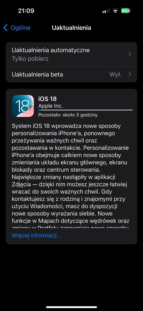 Three hours for the latest #iOS? Really? #macOS downloaded in less than 10 minutes…