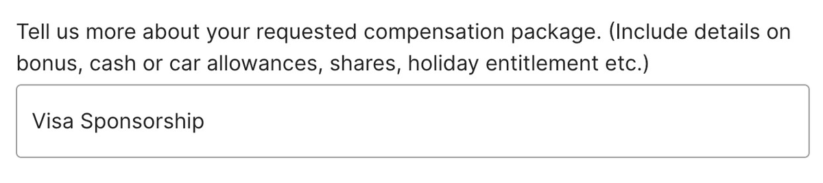 MaybeWeasel's tweet photo. how does it feel to ask for visa sponsorship https://t.co/L0XBWpmCjB