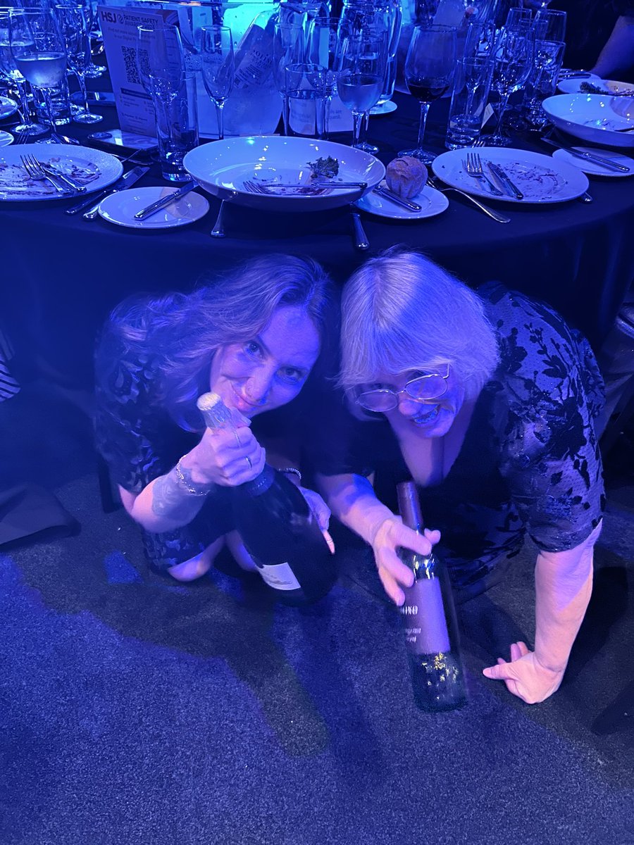 Nothing to see here…😳 🍾 

<a href="/hsjptsafety/">Patient Safety Congress & Awards</a> #HSJpatientsafety #Table27