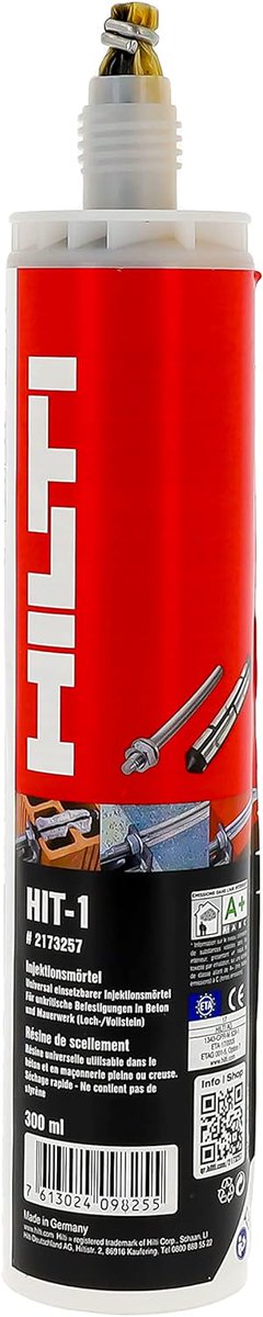 EcoliffPool's tweet image. Ensure your pool is built to last with Hilti Hit Assembly Mortar! This high-performance 2K mortar, available in a convenient 300 ml cartridge, provides a secure seal when processed with a standard sealant extrusion gun. 💪🏊‍♂️ #EcoliffPools #HiltiHit #PoolConstruction