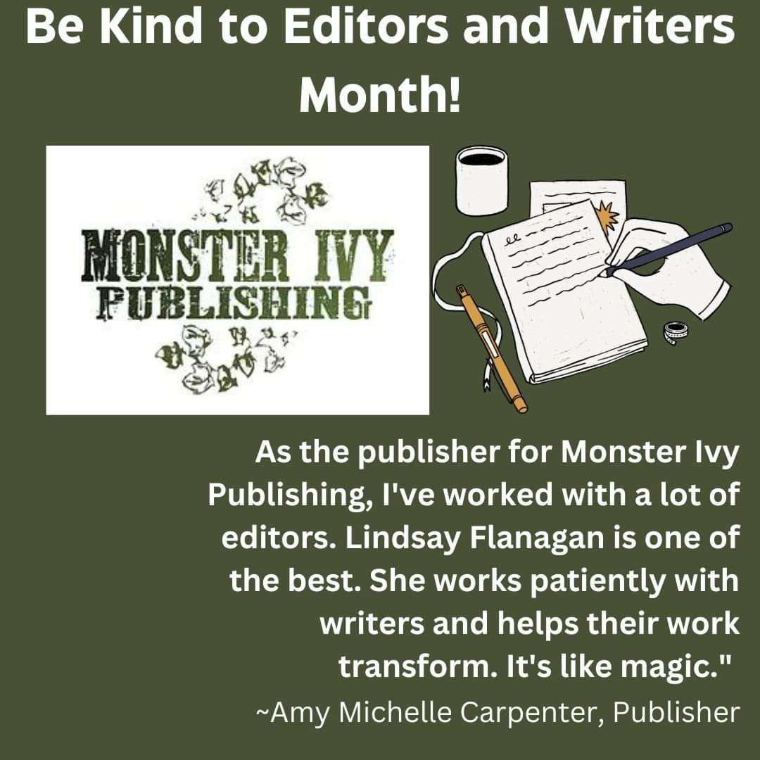 @amymichellebooknerd &amp; I met about a decade ago. She is the publisher for @monsterivypublishing. I’m so proud of her! I edited for her company and helped train editing interns for her for a few years. You can check out all of Monster Ivy’s titles on their website. #writers