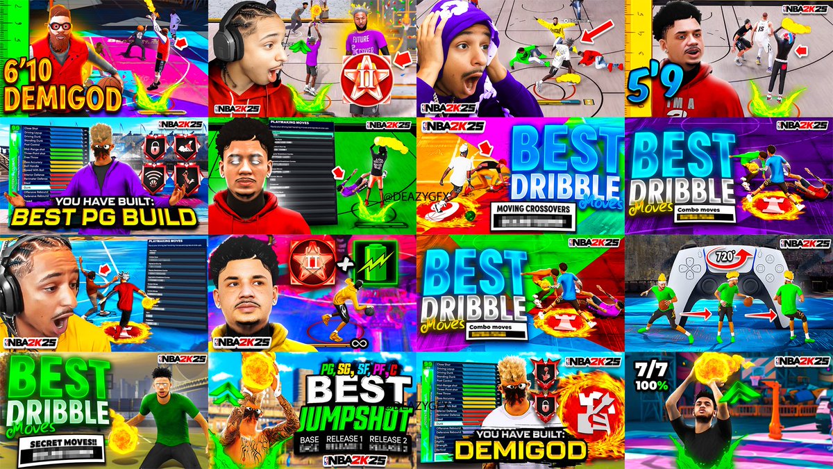 AVAILABLE FOR #NBA2K25 THUMBNAILS

HMU LETS WORK 🤝

SUPPORT IS APPRECIATED 💙🔁