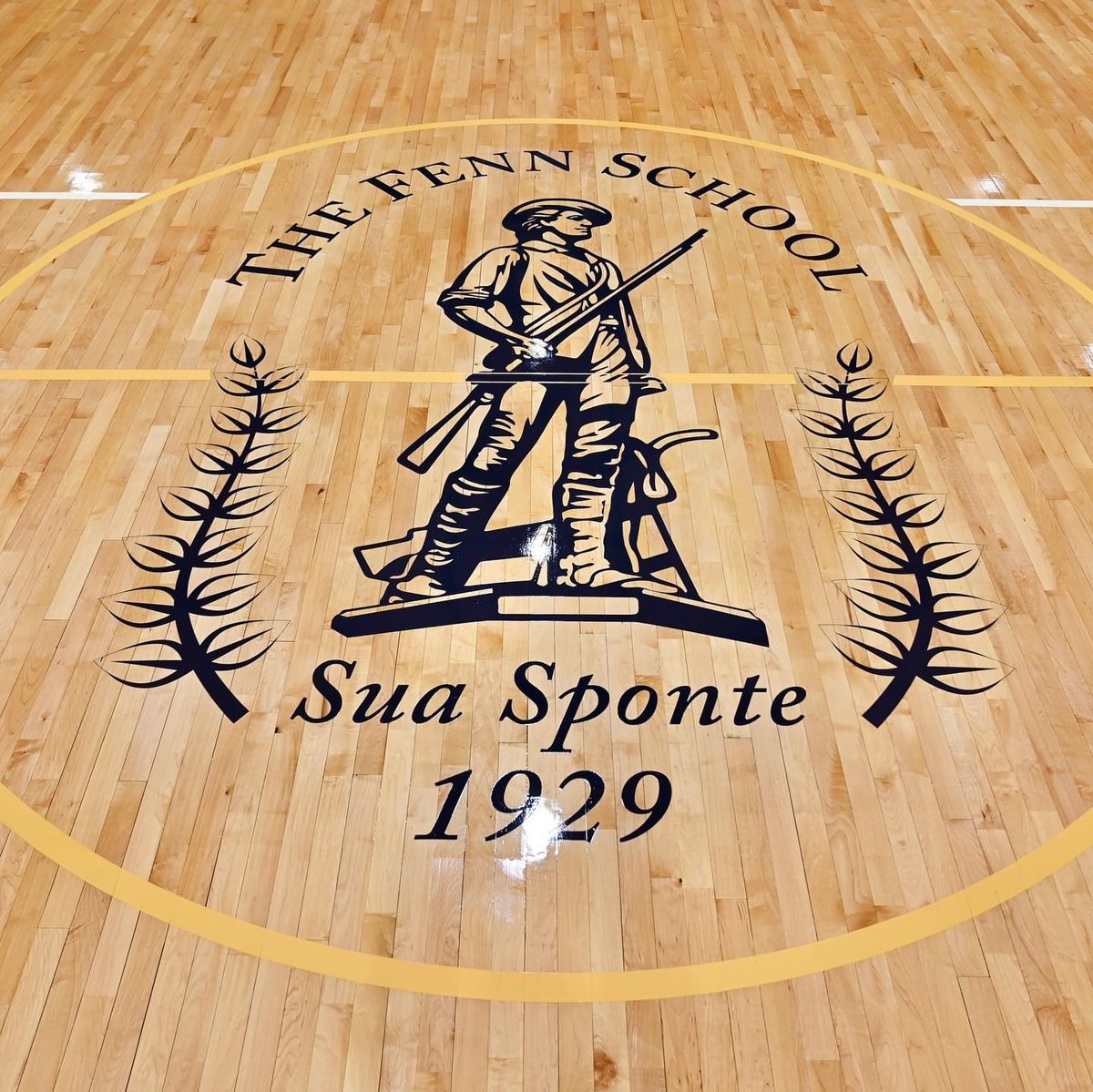 Our new court is finally done! 🔥 Winter can’t come soon enough <a href="/FennSchool/">The Fenn School</a> 📈🏀