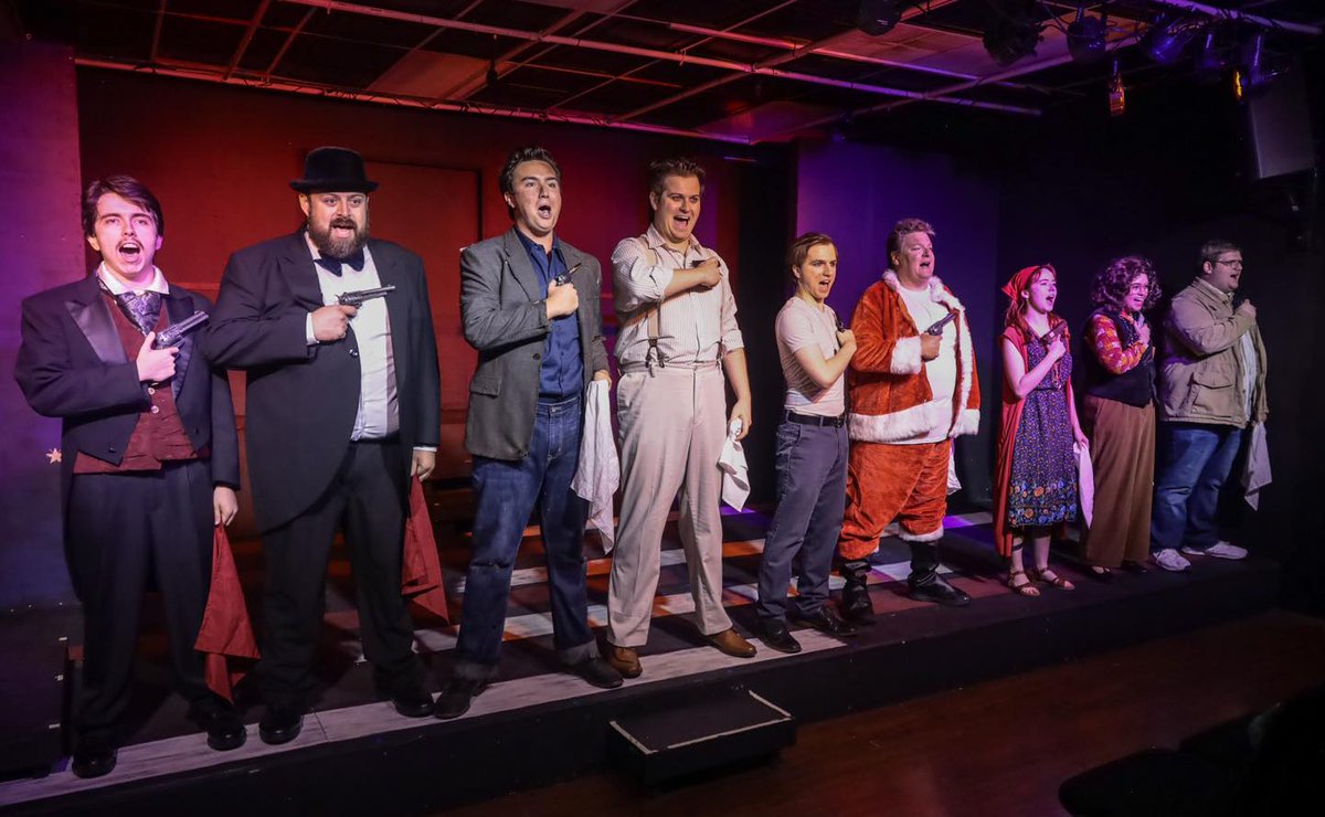 PHXStages's tweet photo. Your first look at ASSASSINS at Ghostlight Theatre, which runs through September 22
https://t.co/6tvgelo1y0 https://t.co/BjGPkvJsCi