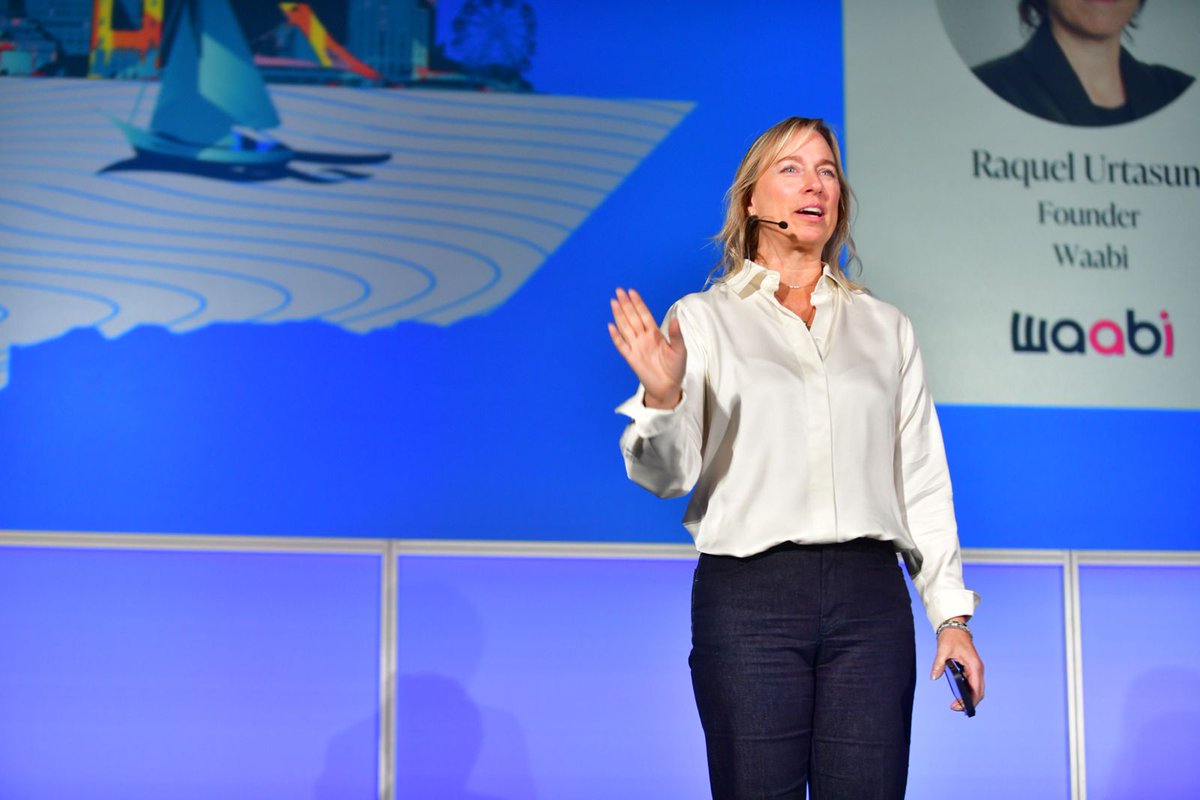 KauffmanFellows's tweet photo. .@michelle_scarb (KF26, @BDC_Capital) spoke with @RaquelUrtasun (CEO @Waabi_ai, ex-@Uber ATG) who unpacked AI's role in commercializing self-driving tech. They discussed market readiness, AI-driven safety gains, and industry disruption potential. Super insightful! #KFSummit https://t.co/E4zwkxO20M
