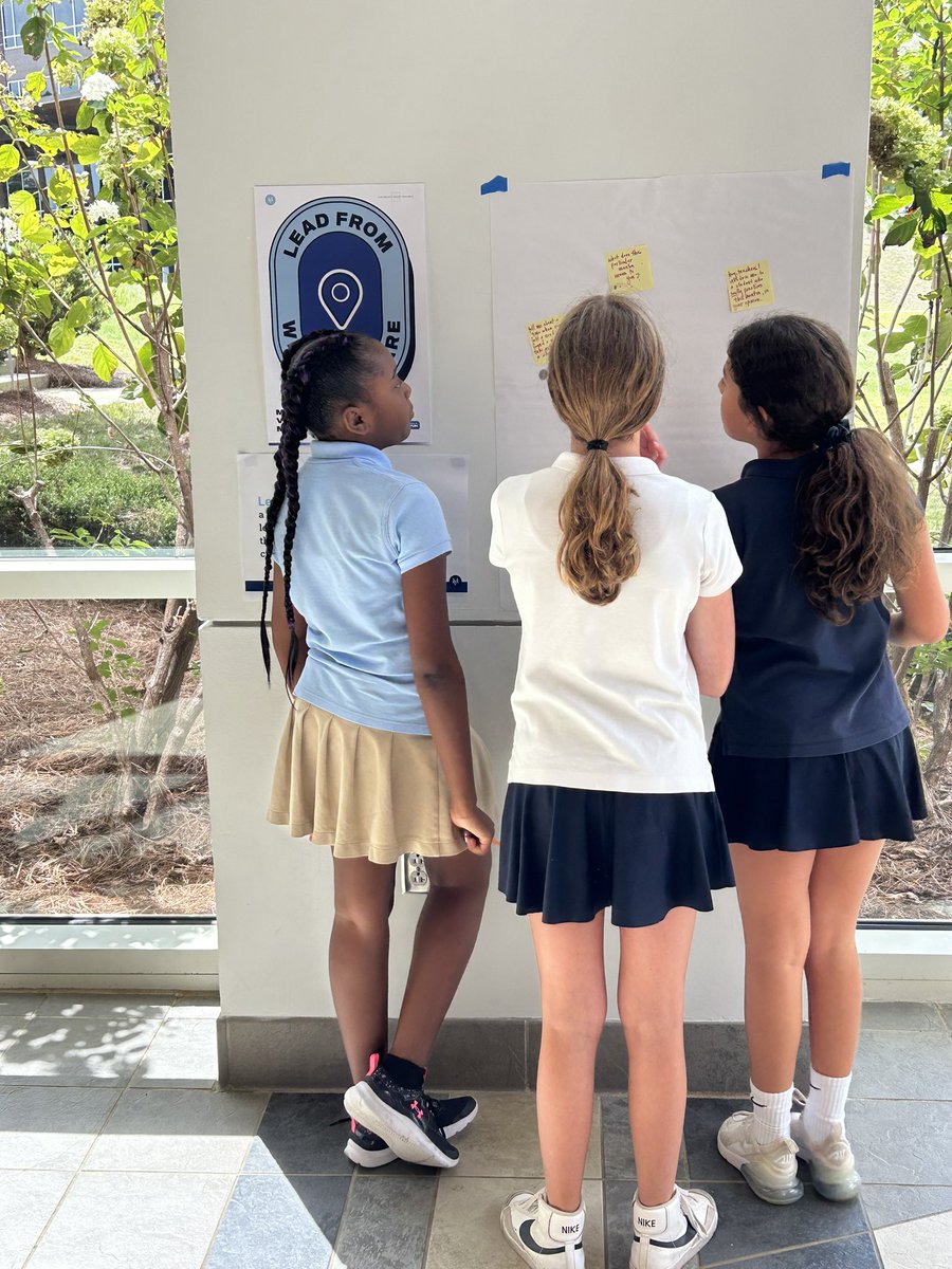 TheMVDesignLab's tweet image. In our inaugural G6 Survey class, our teacher @knowkmd’s Ss are *leaning into* some shared questions they have about our @TheMVSchool mantras. 

We can’t wait to see what they see for us to make of these.