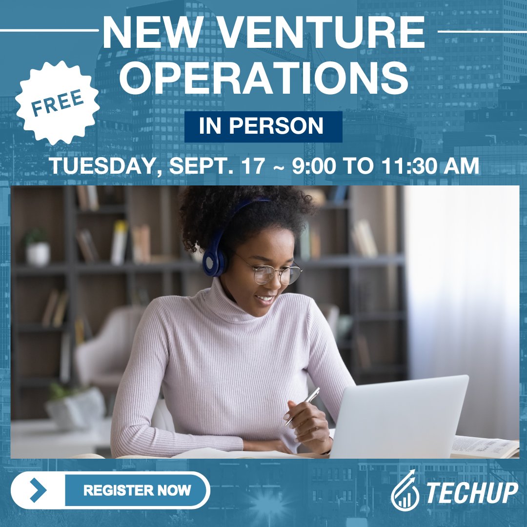 JakeJabsCenter's tweet image. Join us tomorrow for our third In-person #TechUpSeminar: New Venture Operations 🚀

Free to attend. Register to secure your spot &amp;gt; jakejabscenter.org/techup/